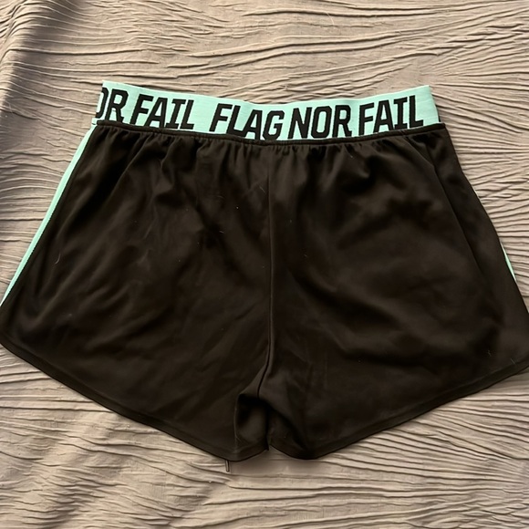 Flag Nor Fail - Women's Athletic Shorts - Black (Medium) and Gray (Large) - Picture 5 of 9